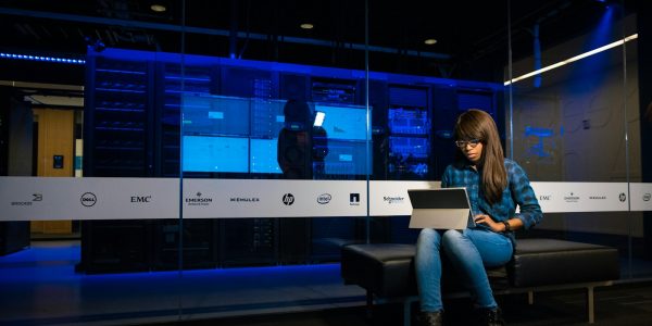 woman sitting on chair